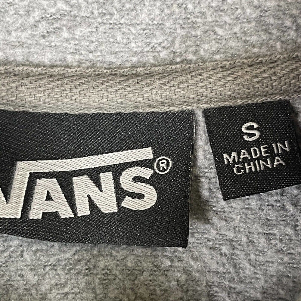 Vans Mens S Hoodie Jacket Full Zip & Snap Closure‎ Pockets - Picture 10 of 13